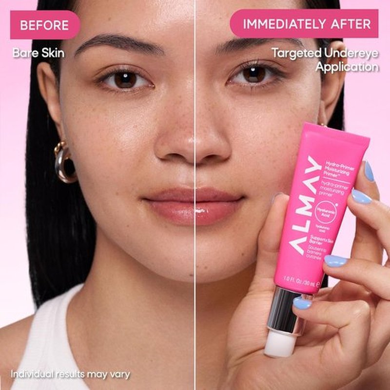 Almay Hydra-Prime™ Moisturizing Primer - Hydrating, Long-Lasting Makeup | Skin-Smoothing Formula, 0.95 fl oz