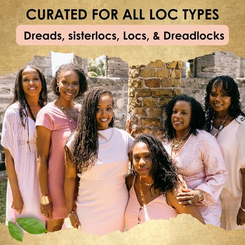 NVLX LABS Locs Shampoo - 8 Oz | Herbal Shampoo for Dreads, Sisterlocs, Locks, & Dreadlocks| Natural Vegan Haircare Cleanser for Daily Use | Plant Based Cleanser for Women and Men