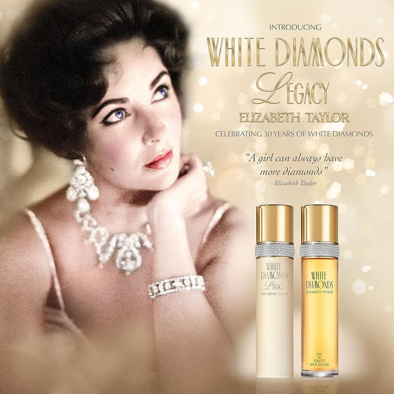 White Diamonds Legacy by Elizabeth Taylor | Elegant Women's Fragrance - 3.3 oz EDT Spray