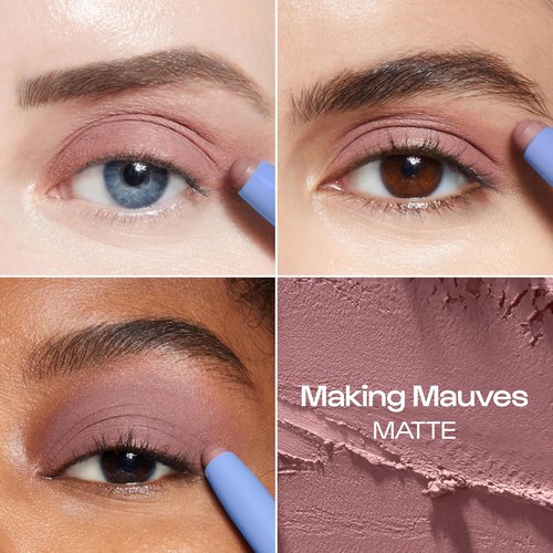 ALLEYOOP 11th Hour Waterproof Cream Eyeshadow Stick - Long-Lasting Smudge-Proof Matte Eyeliner & Highlighter | Mauve Matte