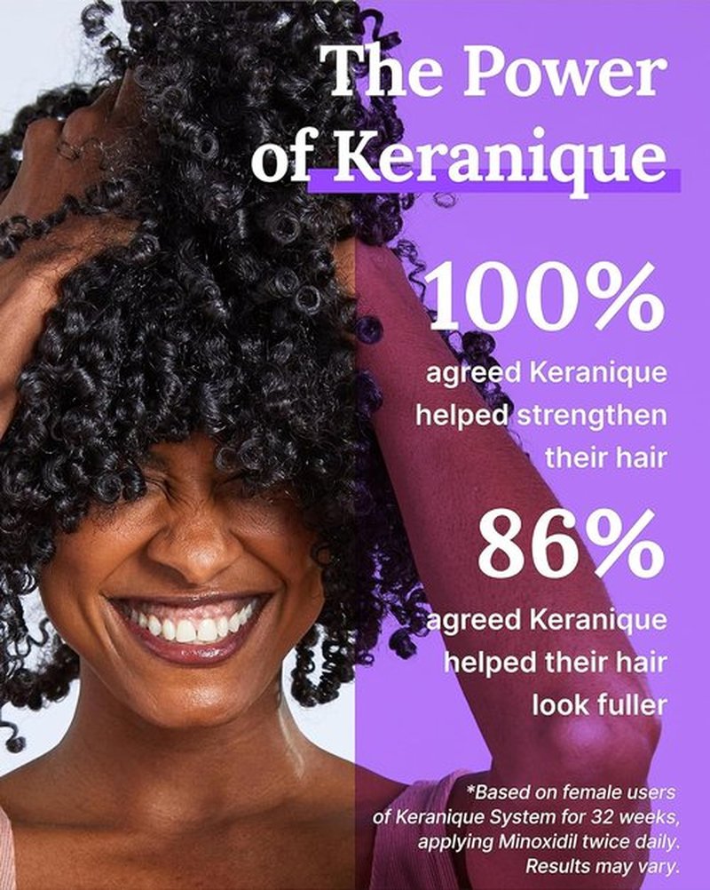 Keranique Follicle Booster - Keratin-Infused Hair Stimulator Spray for Thicker, Fuller Hair
