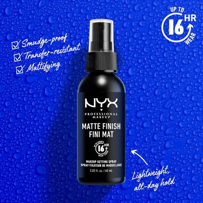 NYX PROFESSIONAL MAKEUP Makeup Setting Spray Duo Holiday Gift Set - Matte Finish, Long-Lasting Face Mist for up to 16HR Wear, Vegan Formula (Full Size Duo)