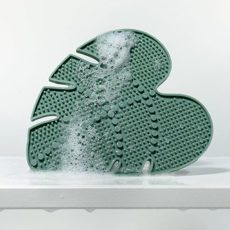 EcoTools Makeup Brush Cleansing Pad - Deep Cleaning Silicone Mat with Suction Cup | Easy to Clean, 1 Count