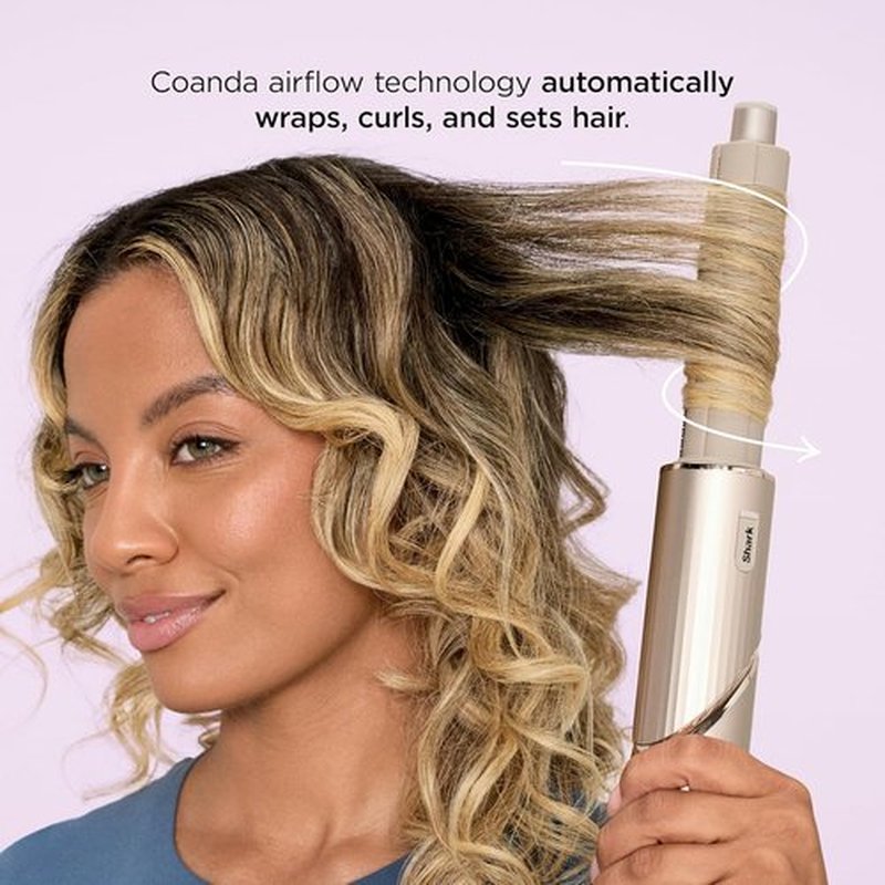 Shark FlexStyle Air Styling & Drying System - Powerful Multi-Styler with Auto-Wrap Curlers & Attachments | Stone HD430