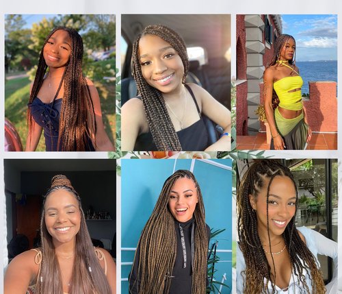 ATRAENTE Prestretched Braiding Hair 18 Inch Ombre Braiding Hair Pre Stretched 8 Packs Hot Water Setting Yaki Texture Hair Braids 1B/30/27