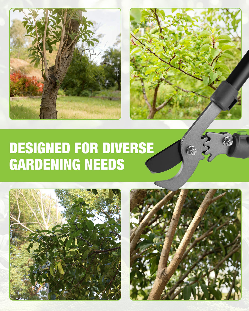 WORKPRO Bypass Lopper for Gardening, 28" Branch Cutter with Gear System