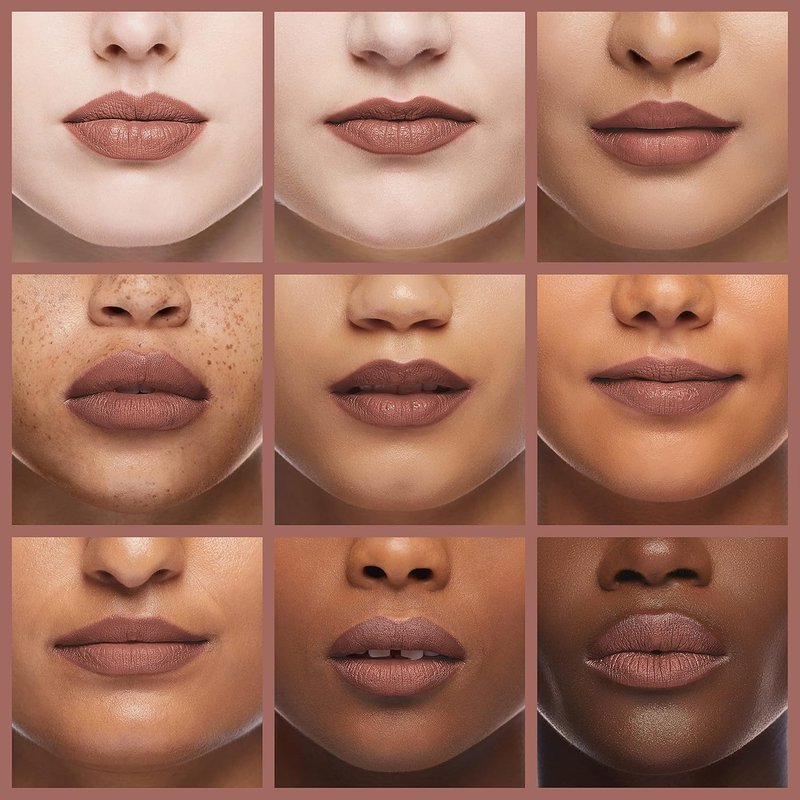 Wet n Wild Perfect Pout Matte Gel Lip Liner Pencil - Rich, Long-Lasting Color | Vegan & Cruelty-Free - Purple Lay Down the Mauves