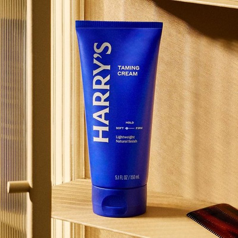 Harry's Taming Hair Cream for Men - Soft Hold & Natural Finish - 5.1 fl oz