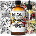 HIQILI Sandalwood Cipher Fragrance Oil for Diffuser, Candle & Soap, Perfume & Body Oil Making- Have Gourmand Notes, Long-Lasting - 5.07 Fl Oz