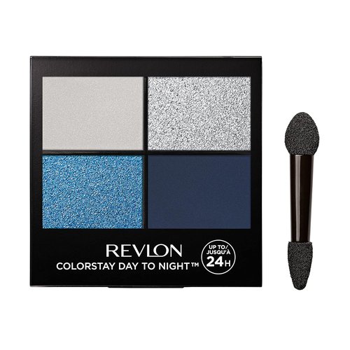 REVLON ColorStay Eyeshadow Quad - Longwear Palette with Transitional Shades & Buttery Soft Feel | 580 Gorgeous, 0.16 oz