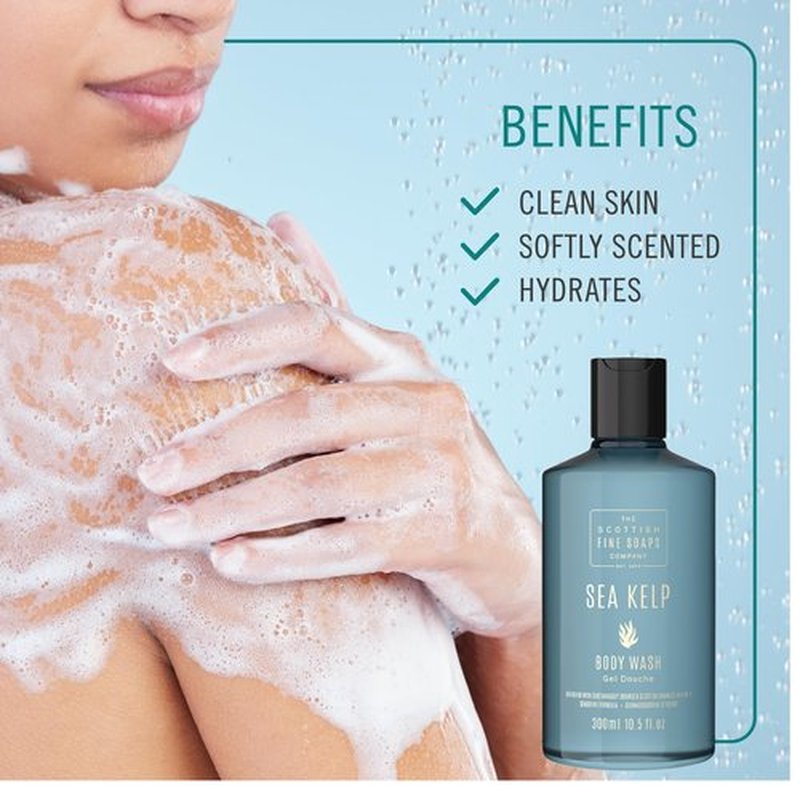 Scottish Fine Soaps Sea Kelp Marine Body Wash 300ml Pump