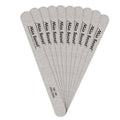 Forte Zebra Straight Nail File 100/100 Pink Center 10 pack
