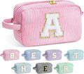 YOOLIFE Personalized Makeup Bag - Stylish Cosmetic Pouch for Women & Girls | Pink A