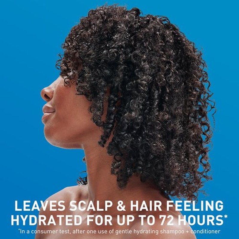 CeraVe Gentle Hydrating Shampoo - Soft, Healthy Hair & Scalp with Ceramides & Niacinamide | 12 Oz