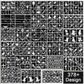 378 Pcs Temporary Tattoos Stencils for Kids, Face and Body Paint Stencils Kit.