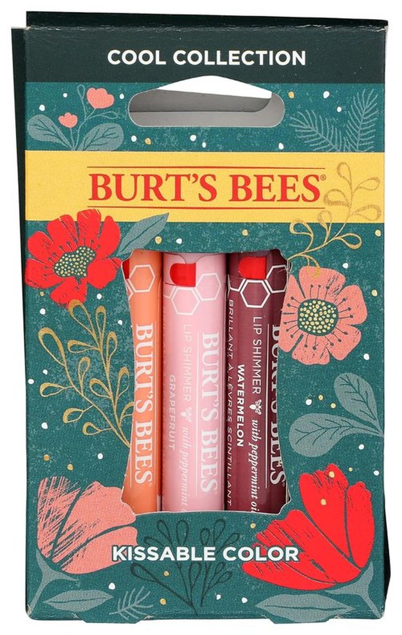 Burt's Bees Cool Kissable Color Gift Set - Hydrating Lip Color Collection | Perfect for All Skin Tones