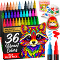 ARTISTRO 36 Acrylic Paint Markers - Paint Pens for Drawing - For Fabric, Rock, Glass, Wood, Molds - Arts & Crafts Gift for Adults, Teens, Kids, Classroom Must Haves & School Supplies