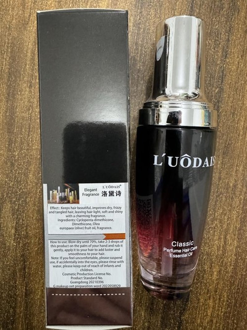 Beamach Golden Lure Pheromone Hair Oil, 80ml, Luodais Hair Oil, Luodais Classic Hair Serum, Leave-In Perfume Hair Care Oil (A-Elegant fragrance)