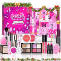 Makeup Advent Calendar 2025, 24 Days Christmas Gift Makeup Sets For Women Teen Girl, 2025 Xmas Countdown Calendar Cosmetics Holiday Surprise Make Up Gift Kits for Women Full Kit
