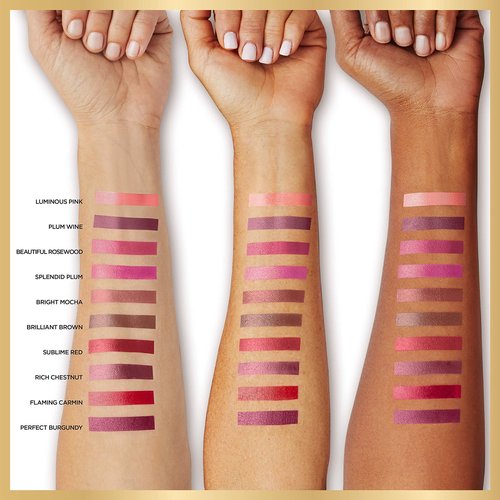 L’Oréal Paris Age Perfect Luminous Hydrating Lipstick + Nourishing Serum, Rich Chestnut, 0.13 oz.