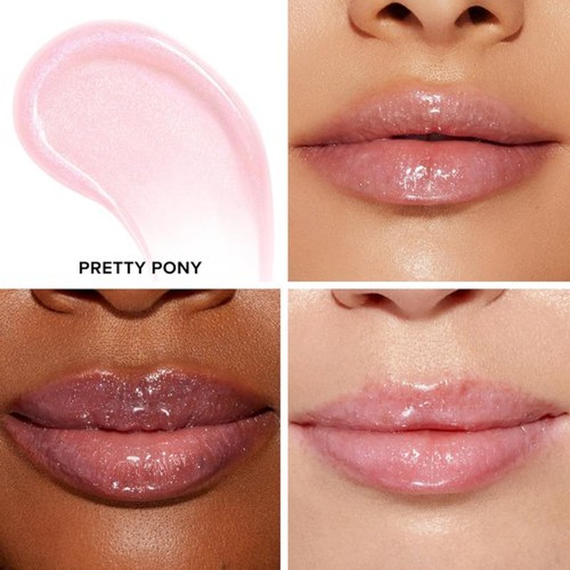 Too Faced Lip Injection Extreme Lip Shaper - Puffy Nude & Lip Gloss - Longwear Hydration, 0.01 oz + 0.22 oz