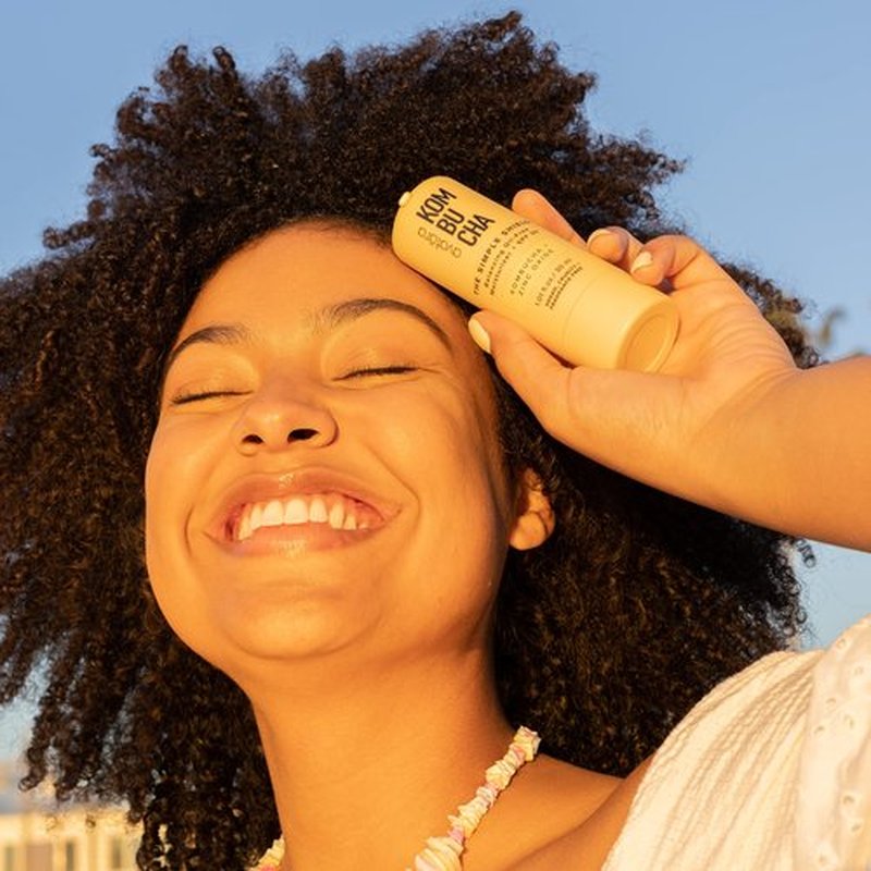 Avatara - Kombucha The Simple Shield Face Sunscreen, Zinc Oxide SPF Moisturizer, Moisturizer with BHA and Hyaluronic Acid, Mineral Sunscreen for Face, Teen Skincare, 1.01 fl. Oz.