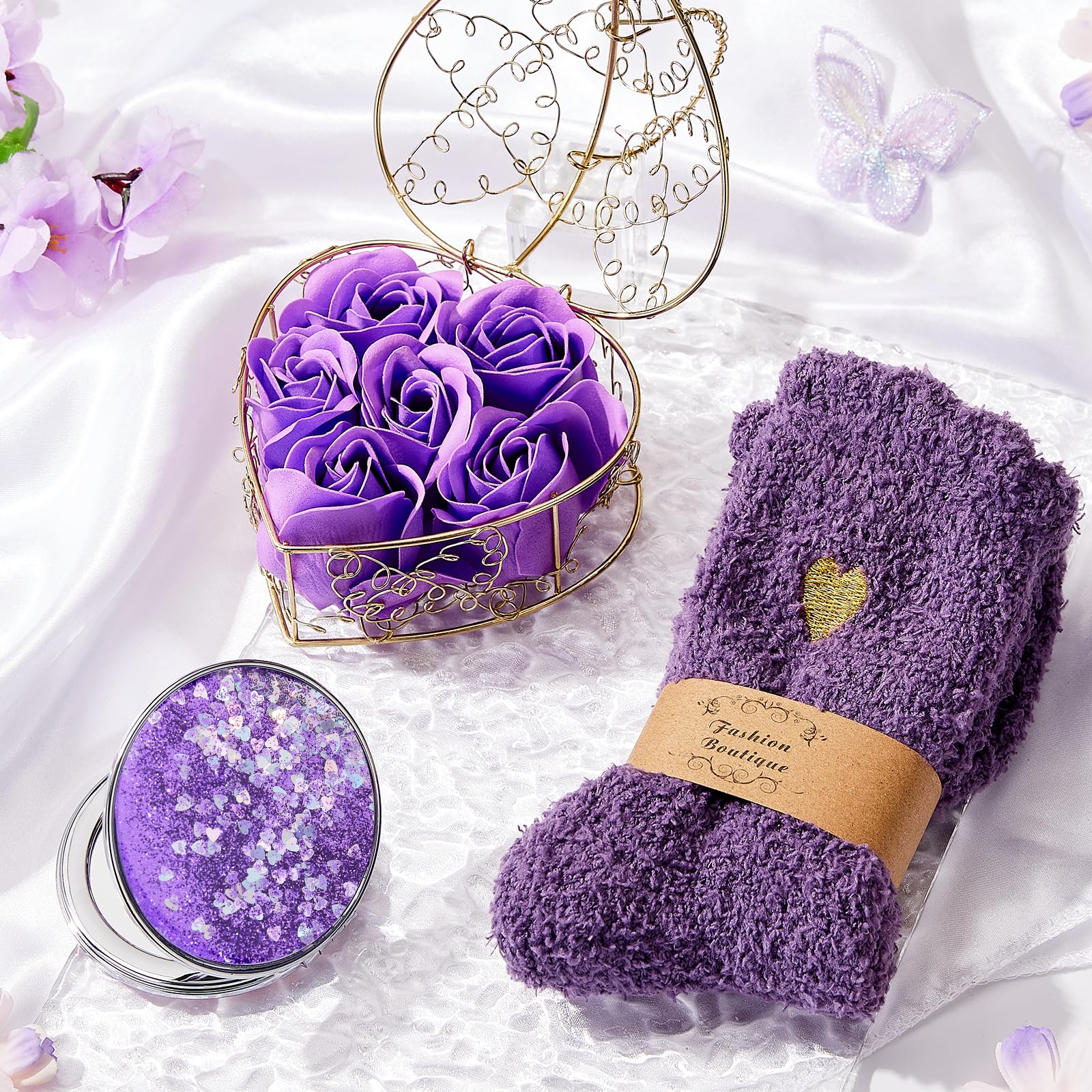 Advent Calendar 2025-12 Days of Christmas Advent Calendar for Women, Mom, Wife, Girlfriend, Sister, Her - Unique Lavender Spa Gifts Basket Set Includes Coffee Mugs, Scented Candle, Bath Salt, Soap