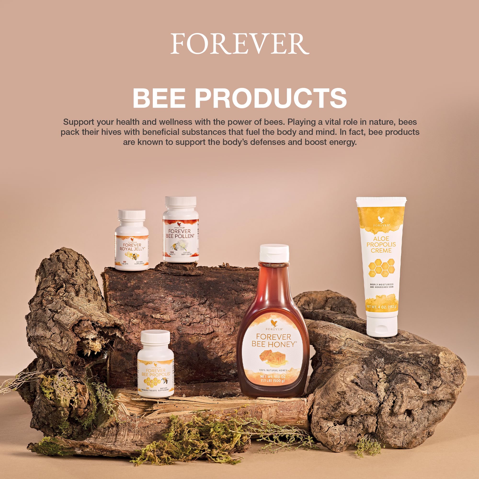 Forever Living - Bee Propolis Chewable Tablets - Immune Support with Bee Propolis and Flavonoids - 60 Tablets