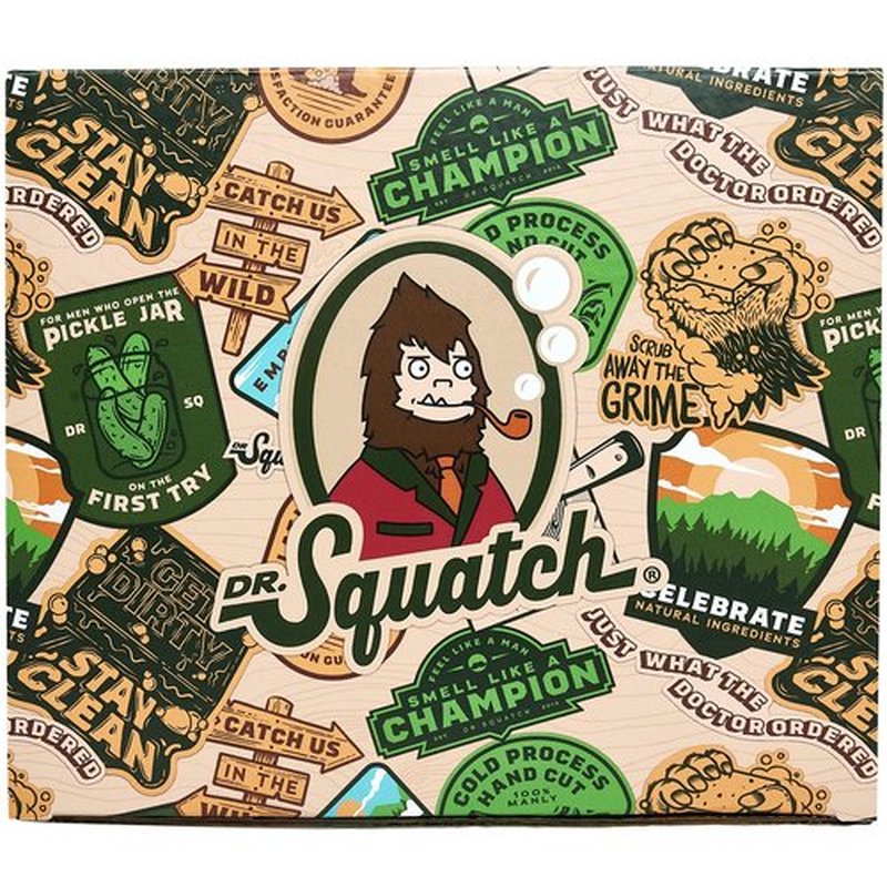 Dr. Squatch Men’s Soap & Deodorant Bundle - Birthday Gifts for Men - Bar Soap, Aluminum Free Deodorant Men - Gifts for Men (8 Piece Bundle)