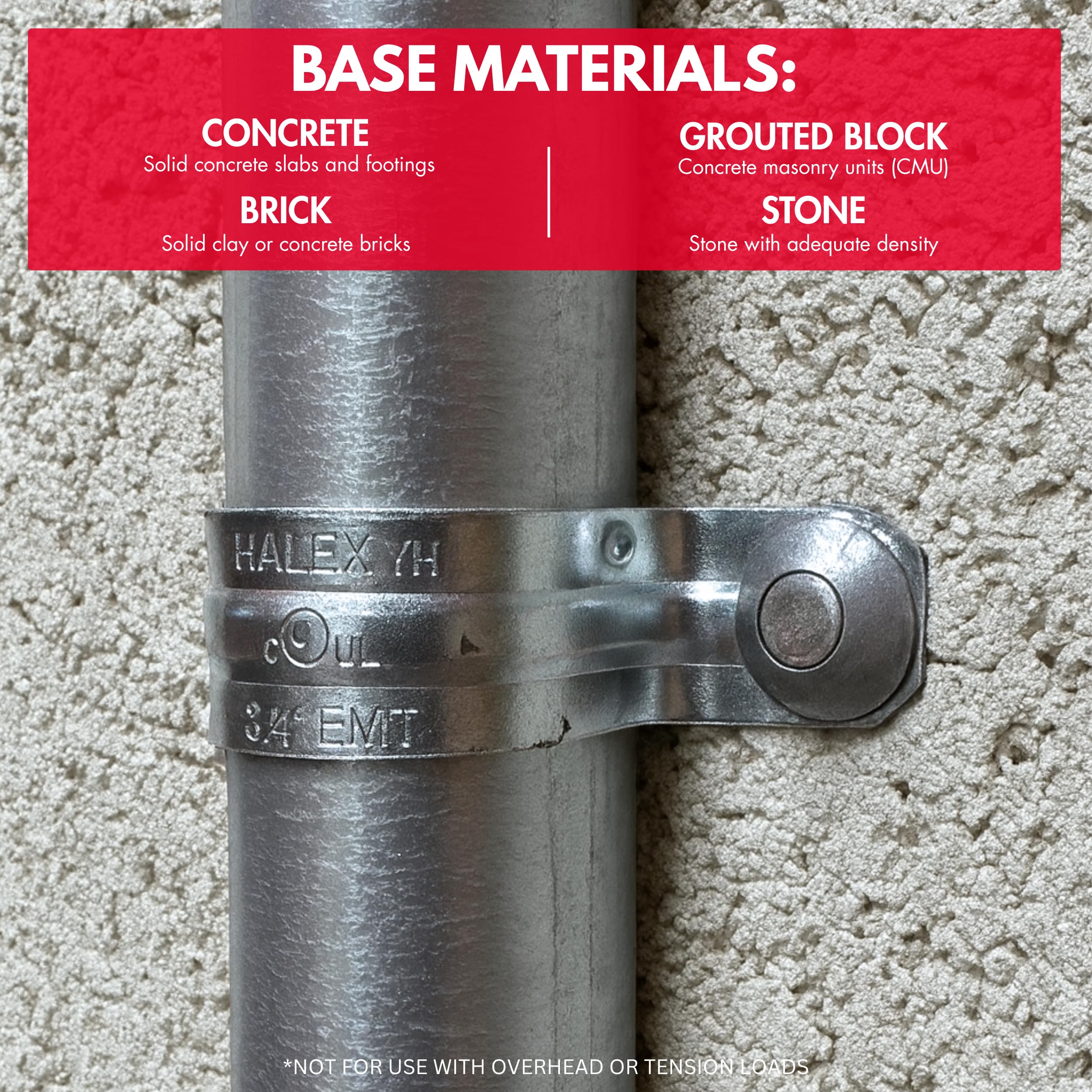 1/4" x 1-1/4" Hammer Drive Nail in Concrete Anchor (Box of 100)