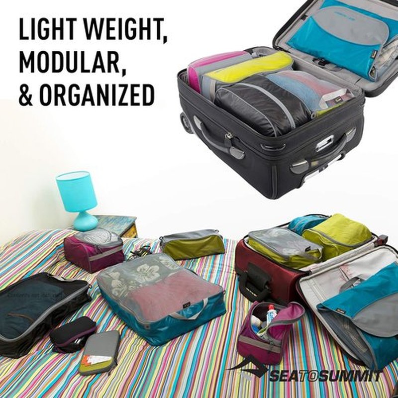 Sea to Summit Travel System - TSA-Approved Clear Zip Pouch with Travel Bottles & Packing Cube