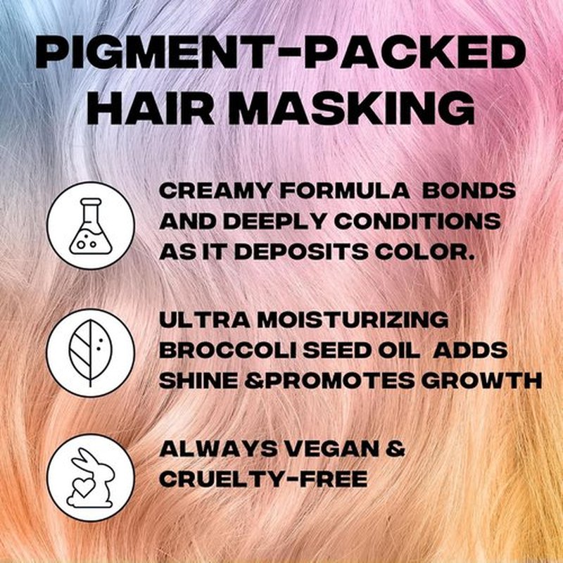 Good Dye Young Color Depositing Mask - Vegan Toning Treatment for Color-Treated Hair | Chocolate, 4 fl oz