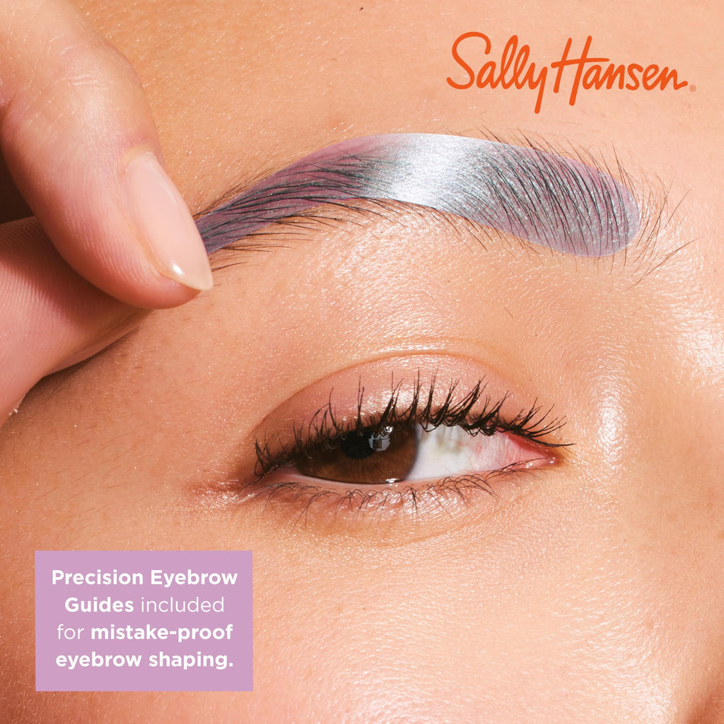 Sally Hansen Stripless Wax Kit for Face, Eyebrow & Lip | Mircrowavable Wax, At-Home Hair Removal Kit, Quick & Easy