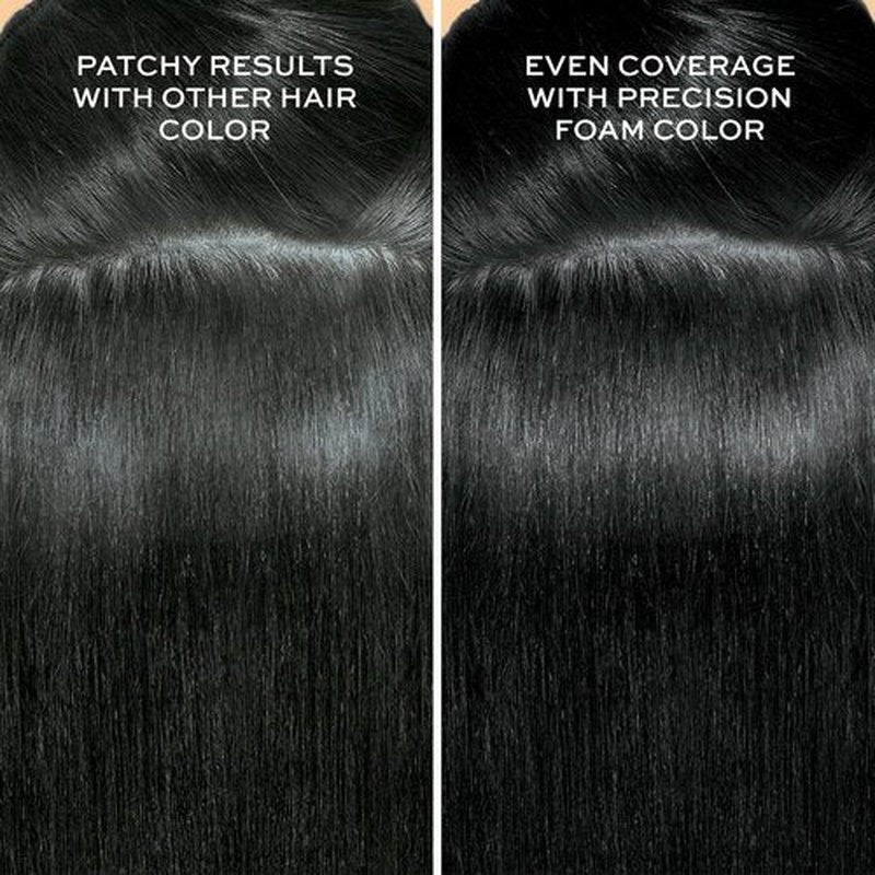 John Frieda Precision Foam Colour - Blue Black 2A Hair Color Kit | Full Coverage & Anti-Fade Formula
