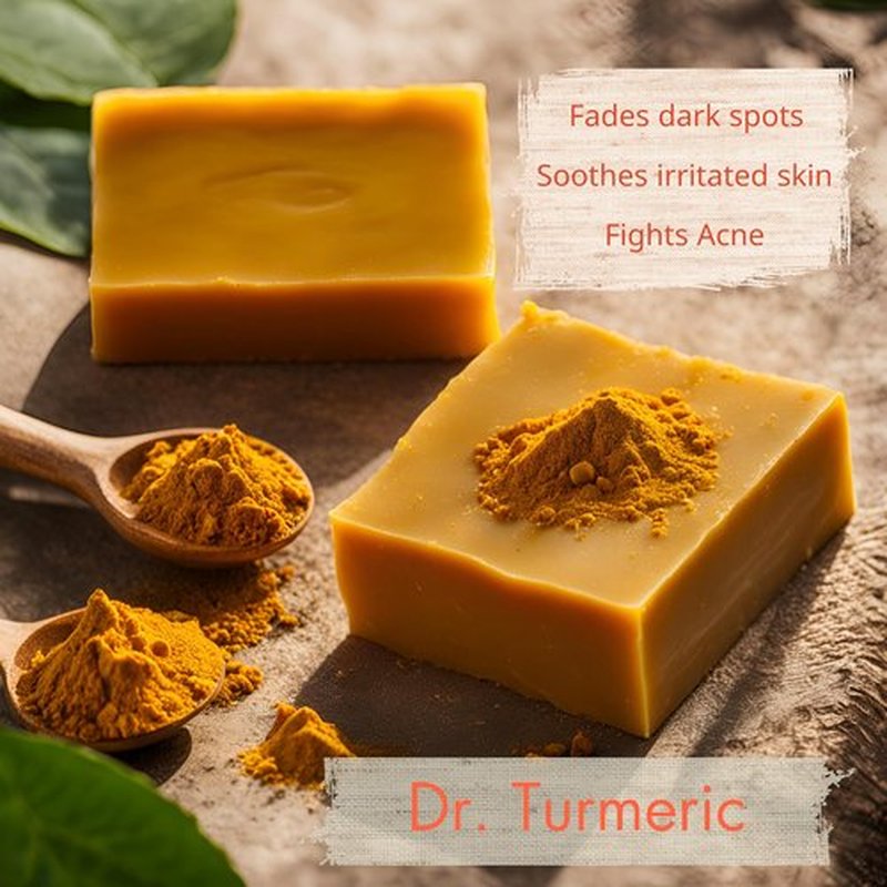 Turmeric Soap Bar | Face & Body Cleanser | Moisturizing | Lathering | Deep Cleansing | Evens Skin Tone | Refreshing Scent | Radiant Skin | 3 count pack of 1|