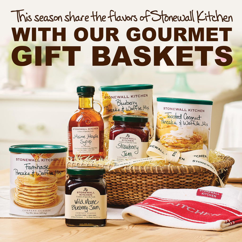 Stonewall Kitchen, Antipasto 5-Piece Gift Set with Reusable Basket for Graduation and Father's Day