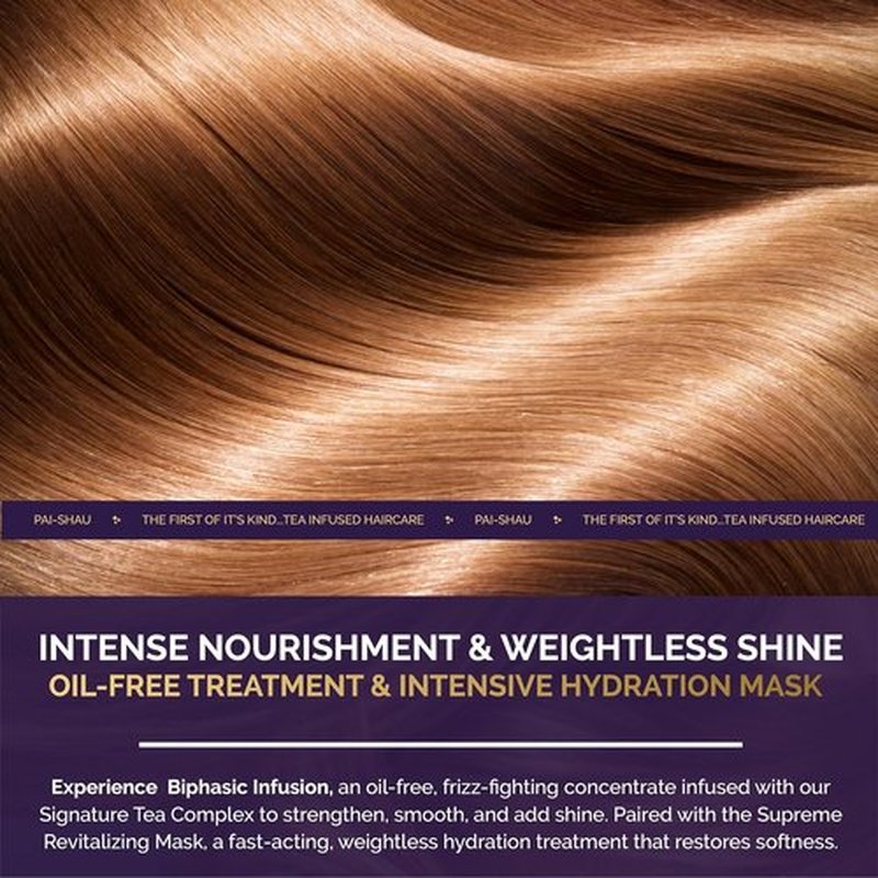 Pai-Shau Biphasic Infusion | Supreme Revitalizing Mask - Oil-Free Hair Serum for All Hair Types