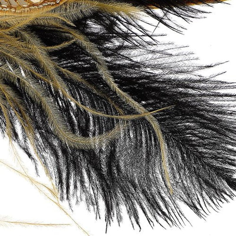 Beaupretty Flapper Headband Roaring 1920s Costume Headwear Sequin Wedding Headpiece for Women