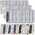 Lanties 200 Pcs Christian Bible Verse Nail Files Gift for Women Religious Scripture Nail Emery Boards Colorful Floral Inspirational Buffering Files Scripture Manicure Tools VBS Gift Bulk