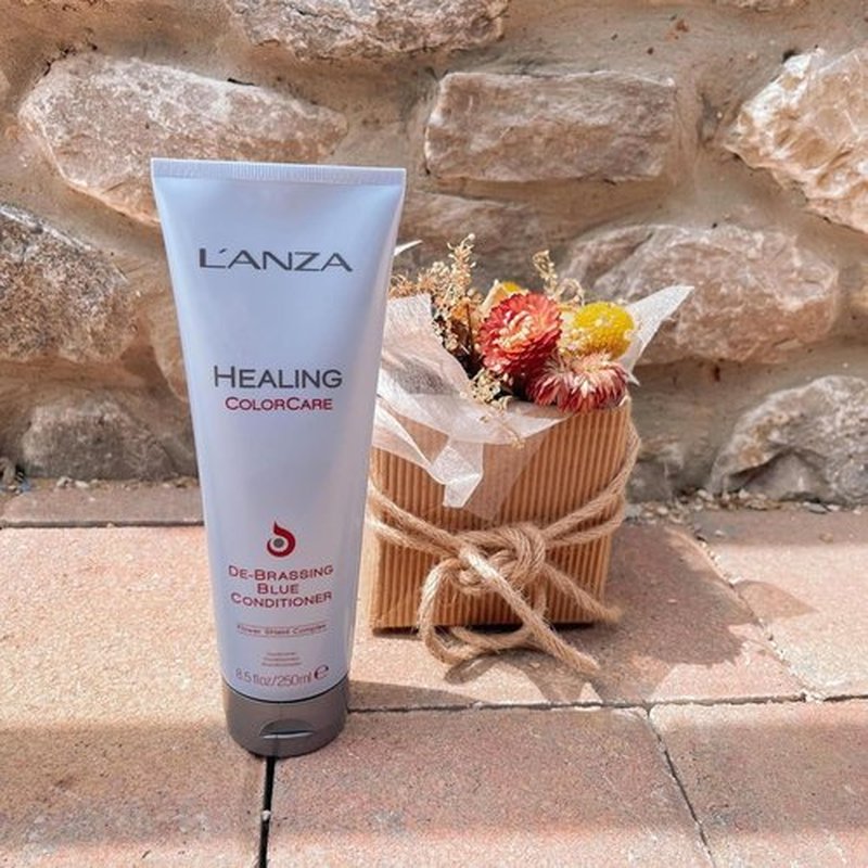 L'ANZA Healing ColorCare Blue Conditioner - Professional Color Toning Haircare, Sulfate-Free Formula