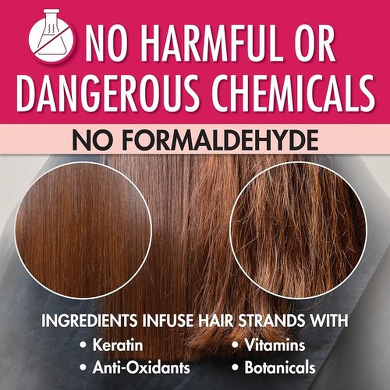 Keratin Salon Direct Keratin Hair Treatment - Frizz Control & Smoothing | 4 oz, Formaldehyde Free, Salon Quality