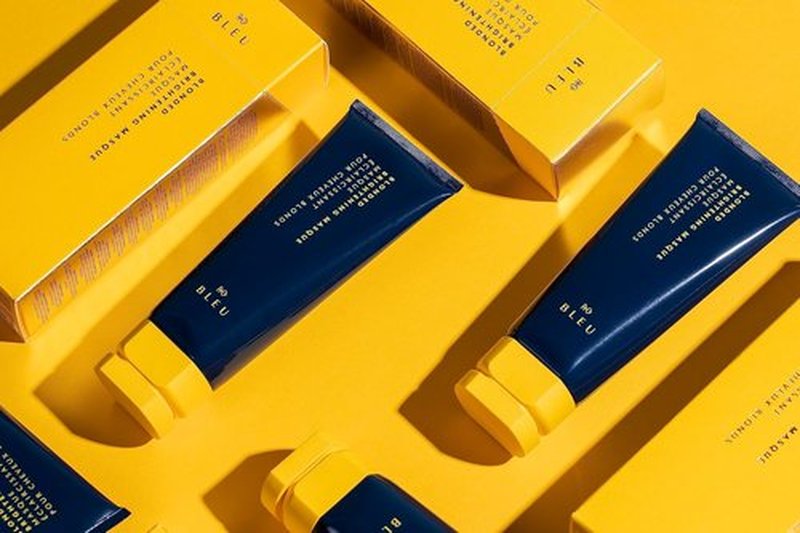 R+Co BLEU Blonded Brightening Masque - Revive Dull Blondes, Hydrate & Neutralize Yellow Undertones | 5 oz