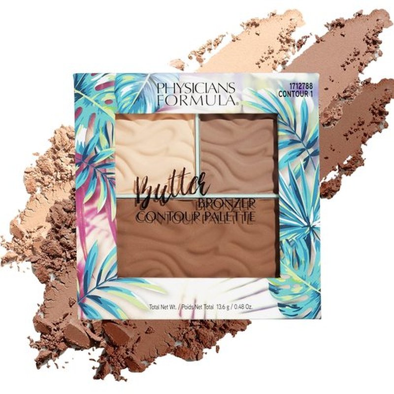 Physicians Formula Butter Bronzer Contour Palette - Light/Medium Shade, 0.48 Ounce