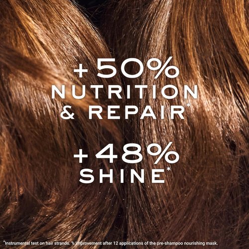 Nuxe Hair Prodigieux Pre-Shampoo Nourishing Mask - Intense Repair & Shine Treatment, 4.2 Fl Oz