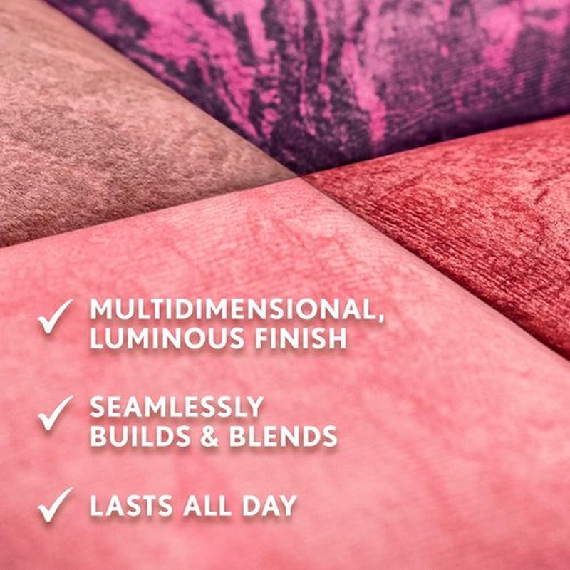 COVERGIRL TruBlend Skin Enhancer Baked Luminous Blush, with Hyaluronic Acid & White Rose Extract, Blends Seamlessly - Rose Latte (Nude with Pink Swirls)