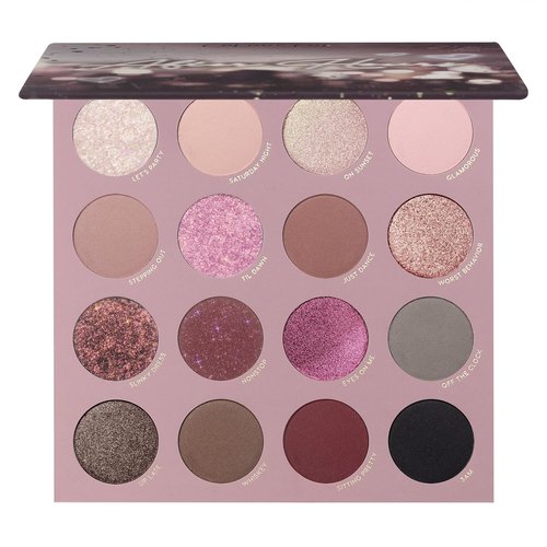 ColourPop After Hours Eyeshadow Palette - Smokey Mauve Shades with Metallic, Matte & Glitter Finishes | High-Pigment, Blendable Formula (0.65 oz)