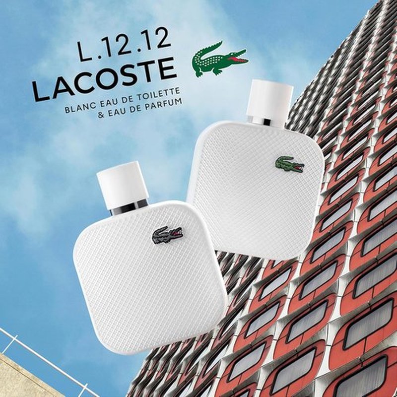 Lacoste L.12.12 Blanc | Elegant 3-Piece Fragrance Set for Men | Fresh & Timeless Scent
