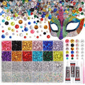 26000PCS Colorful Resin Flatback Rhinestones for Crafting, Resin Rhinestones for Bedazzling Kit, 2/3/4/5/6mm Flatback Gems Jewels for DIY Mugs Tumblers Clothing Shoes Nail Art