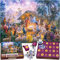 Jigsaw Puzzle Advent Calendar 2025 - Nativity Scene with 1008 Pieces | 24 Boxes Holiday Countdown Gift