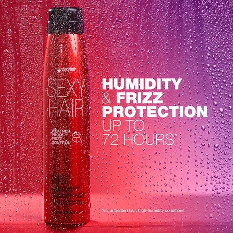 SexyHair Big Frizz Control Finishing Spray - Lightweight Humidity Resistance | 72-Hour Hold